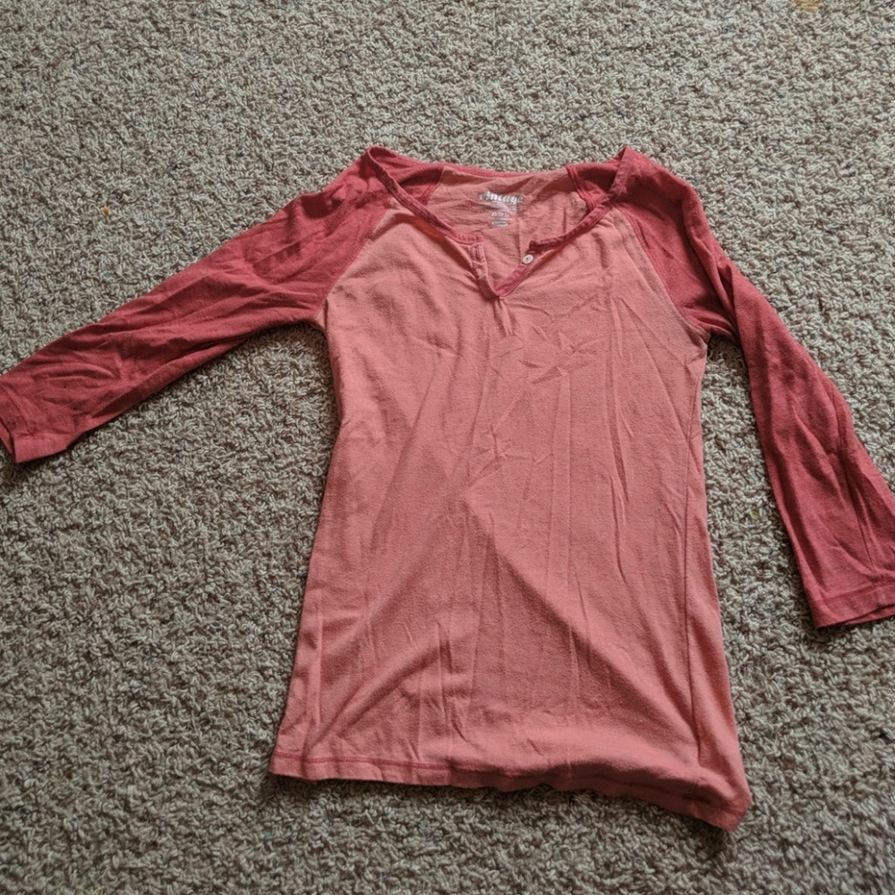 Old navy orange base ball t shirt